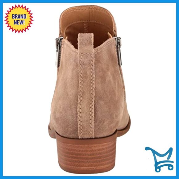 Waverly Double Zip Leather Ankle Boot | Women Women\'s Ankle Boots with Chunky Heel, Double Zippers, Cushioned Footbed